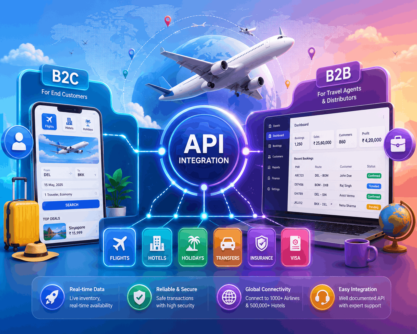 Akbar Travel Booking API Integration