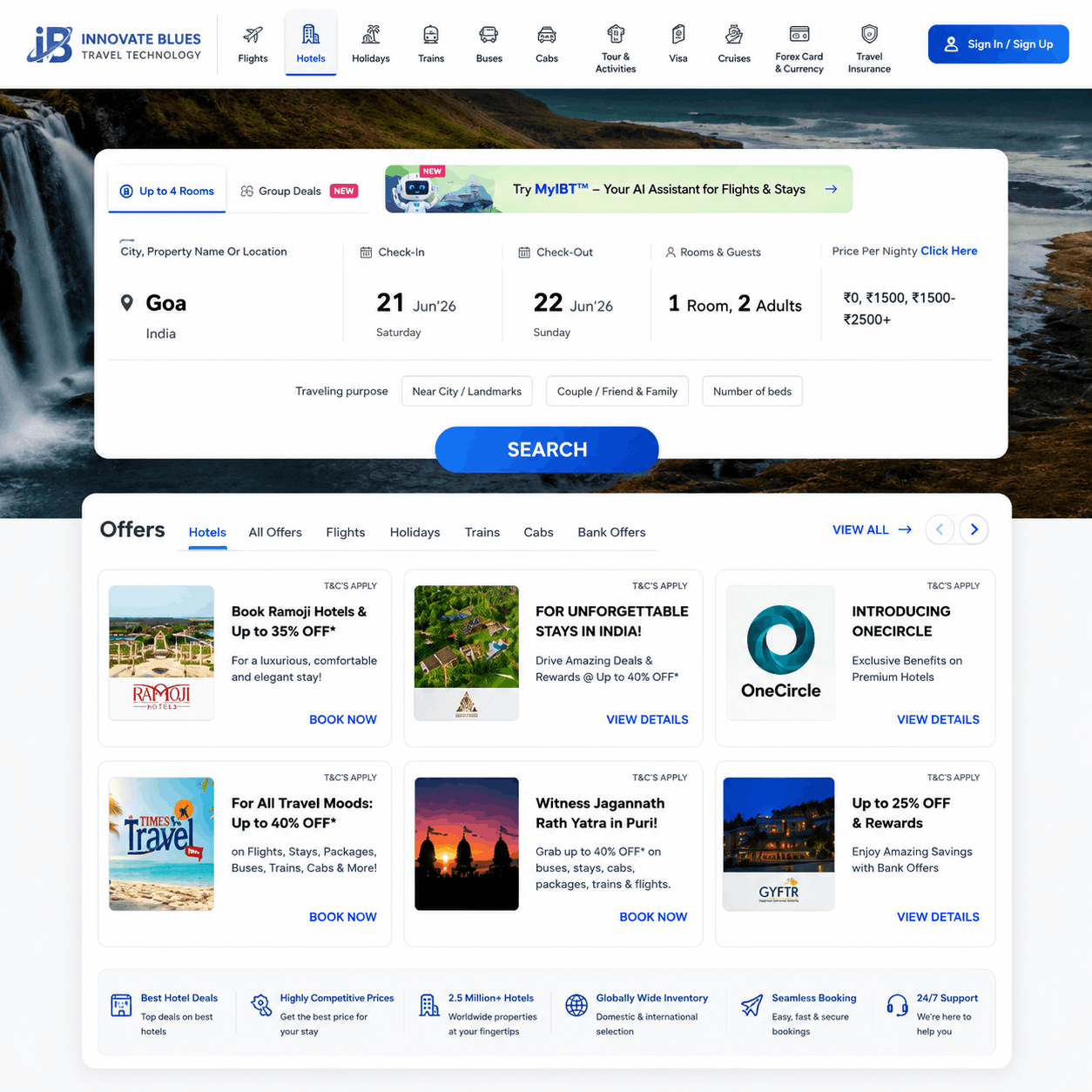 B2C Hotel Booking Engine Development in Delhi NCR