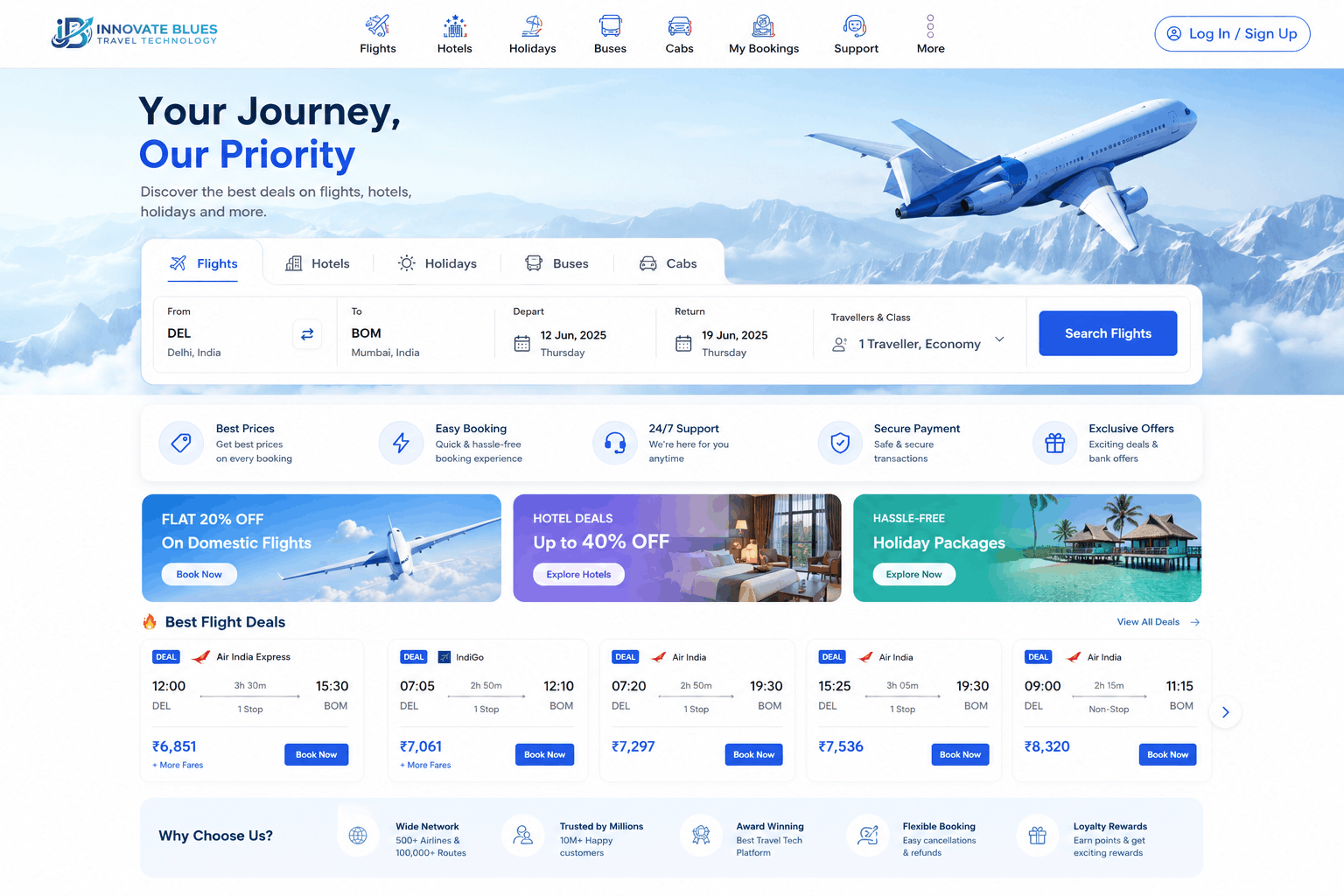 Custom Flight Booking Engine Development Bangalore
