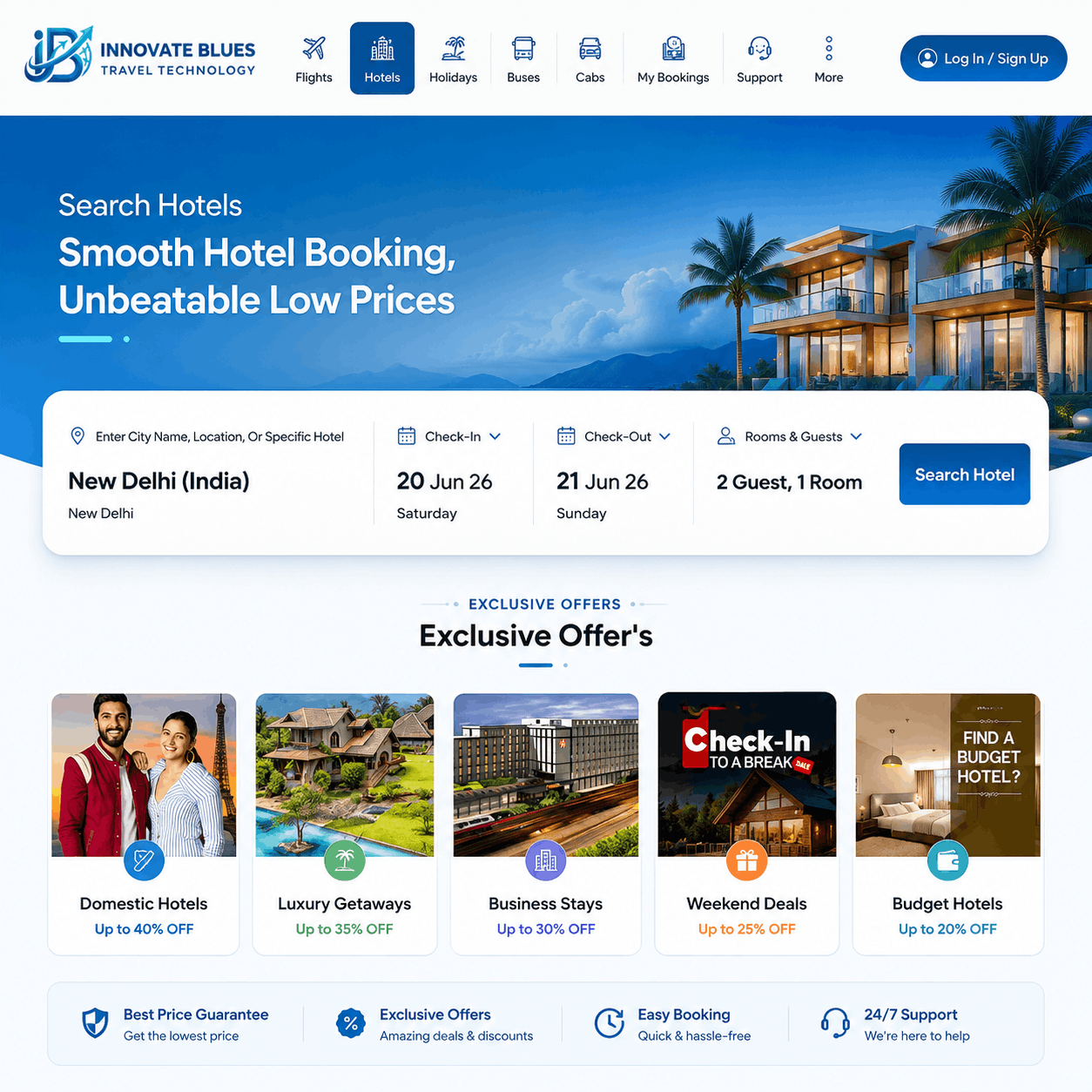 Custom Hotel Booking Engine Development in Delhi NCR