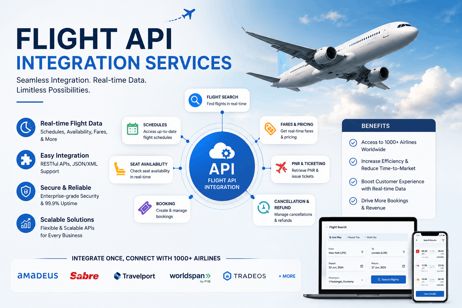 Flight API Integration Services in Delhi NCR