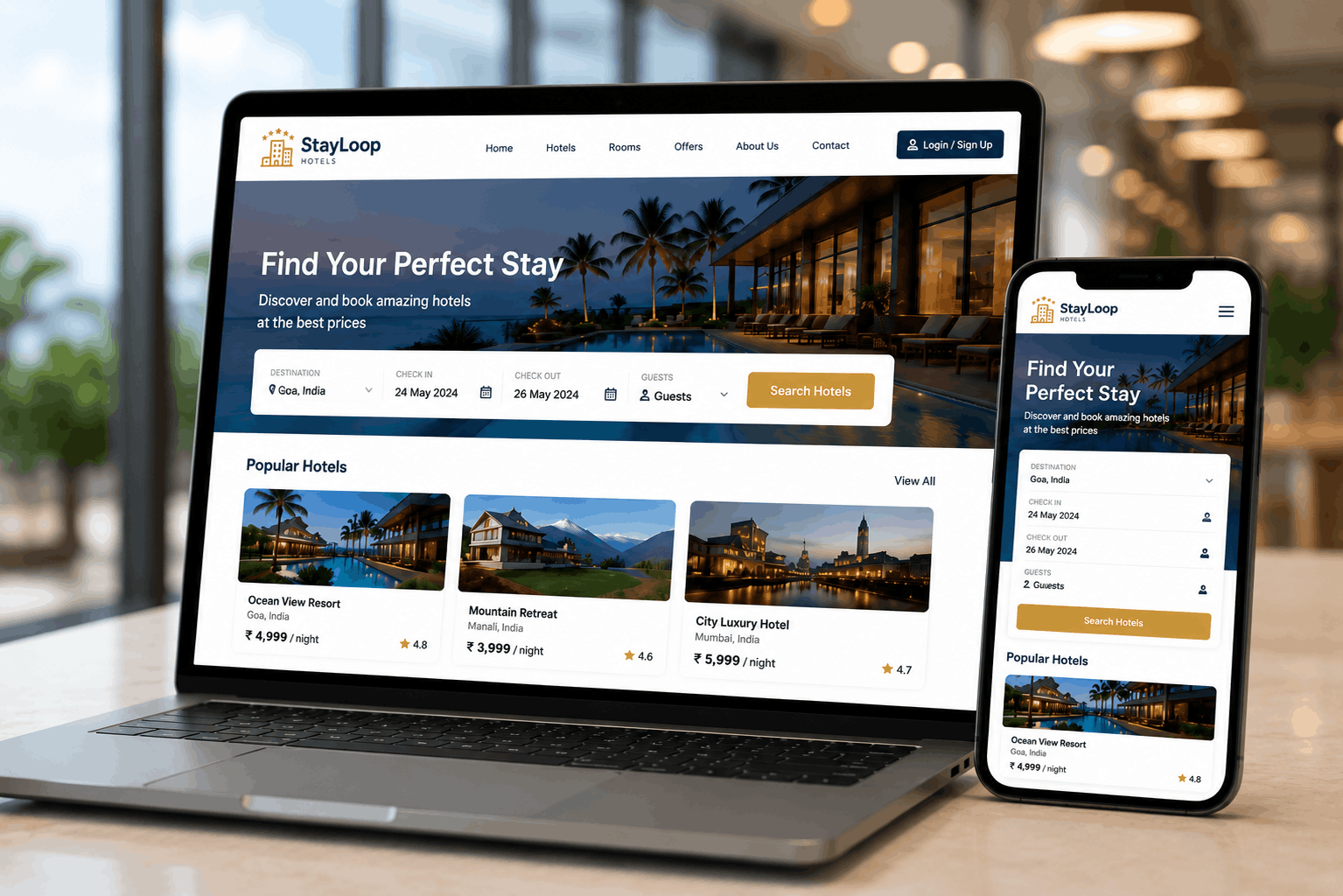 Hotel Booking Website Development Company in Delhi NCR