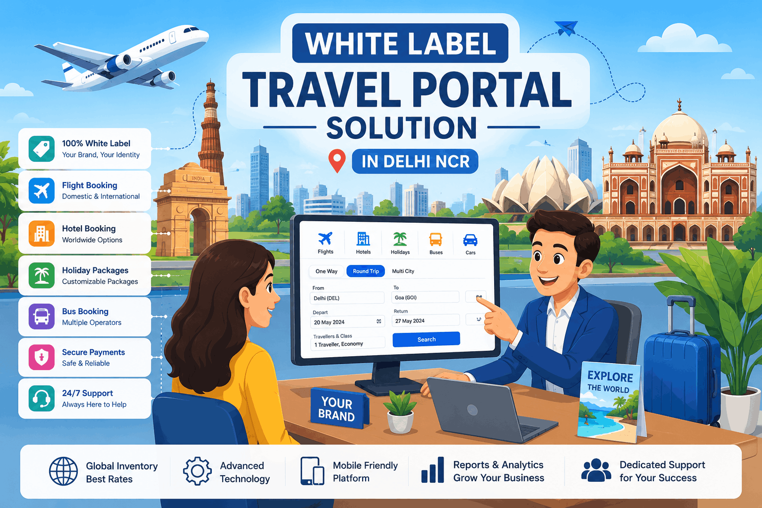 White Label Travel Portal Solution in India