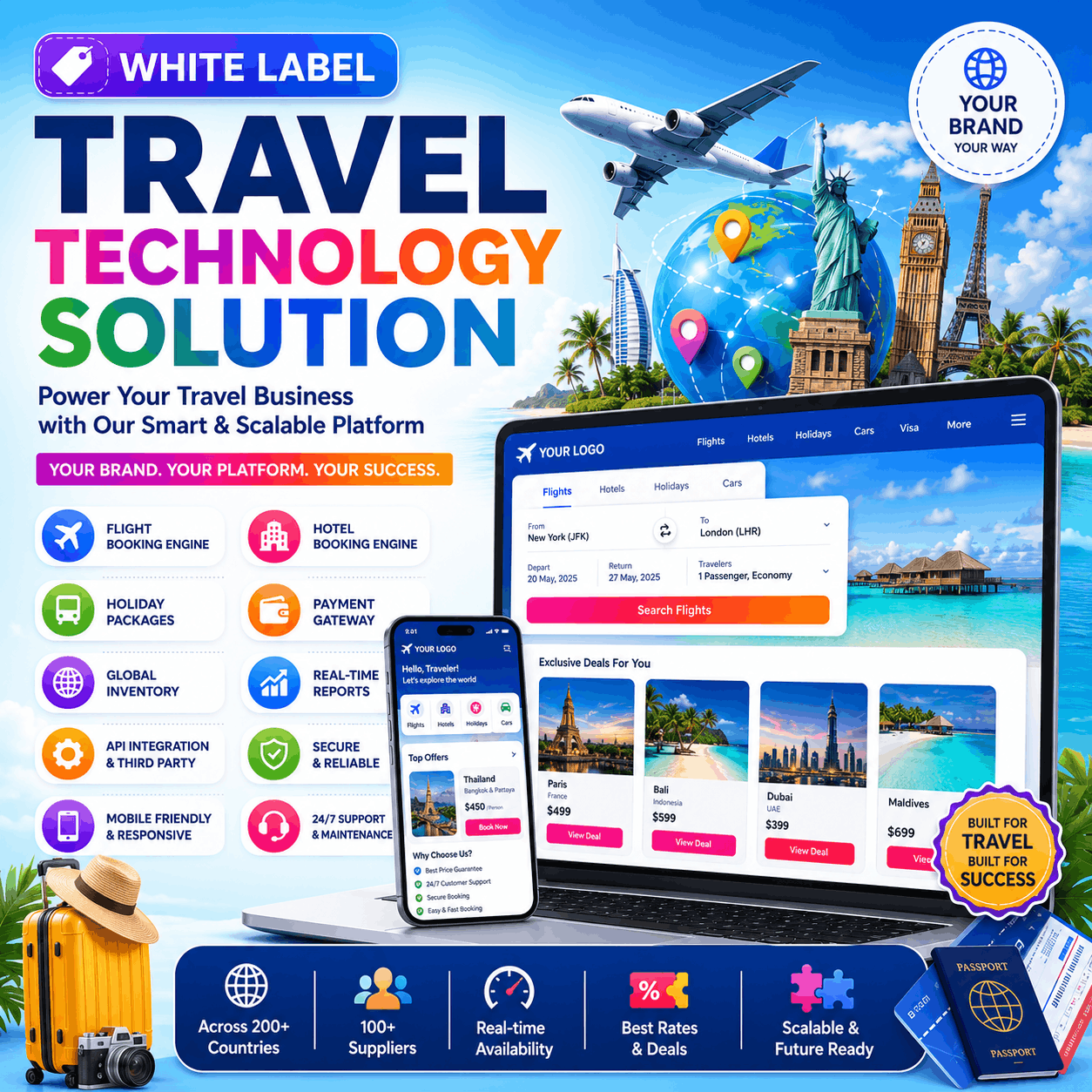 White Label Travel Technology Solution in India